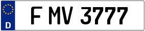 Truck License Plate